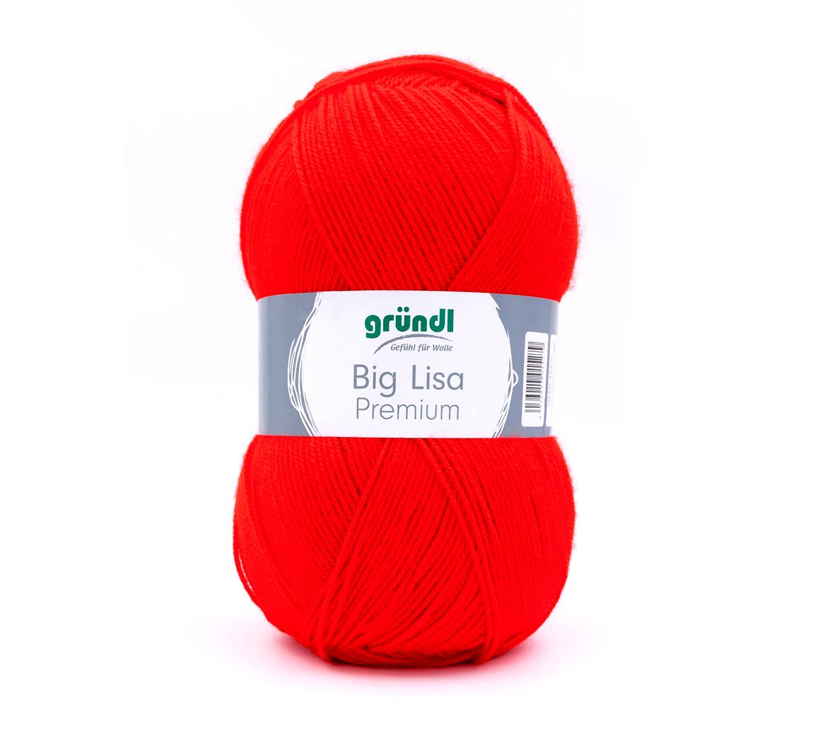 Wol Gründl "Big Lisa Premium" - Rood