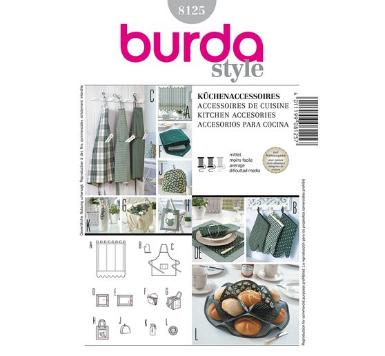 Burda Knippatroon Keukenaccessoires Nr. 8125