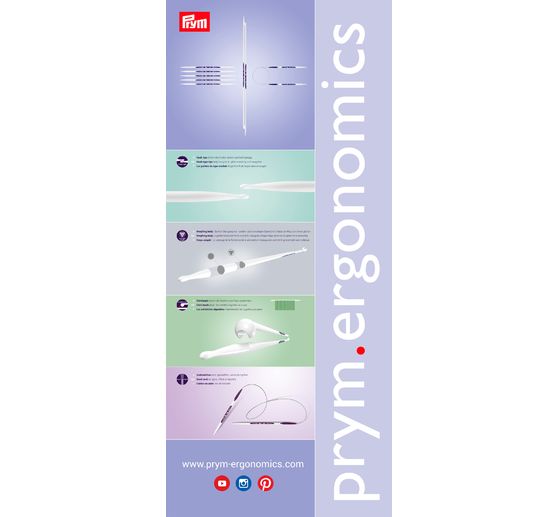 Prym stocking needles "Ergonomics"