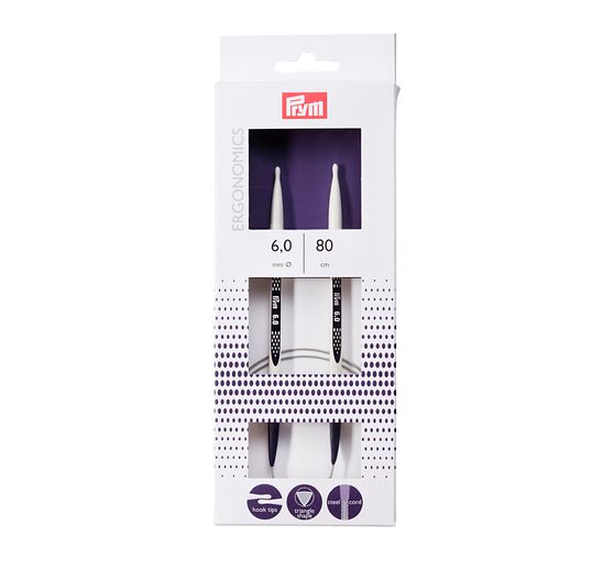 Prym Ronde breinaalden "Ergonomie", 80 cm