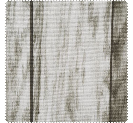 Motif fabric "Wood look grey"