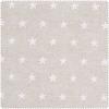 Motif fabric linen look "Stars"