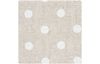 Motif fabric linen look "Big dots"