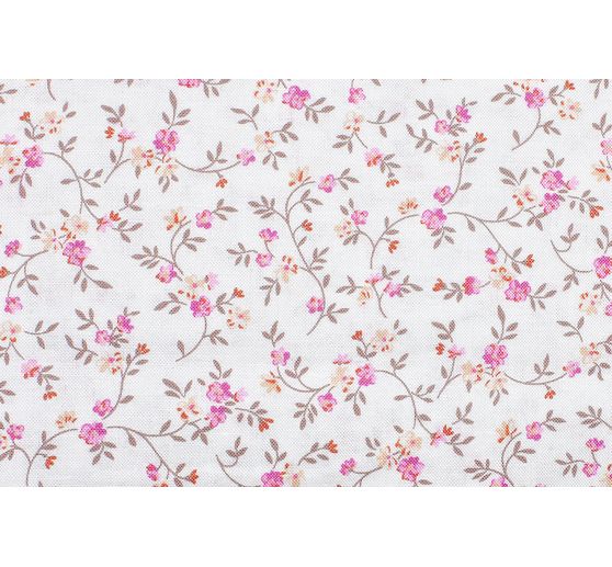 Cotton fabric "Gent", country house flowers