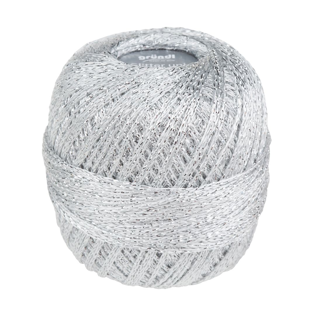 Haakgaren Glitter - Zilver