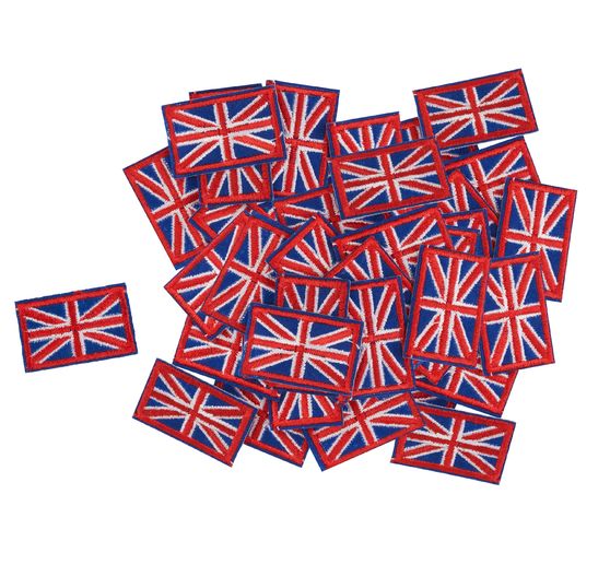 VBS Strijkapplicaties "Union Jack", 50 stuks