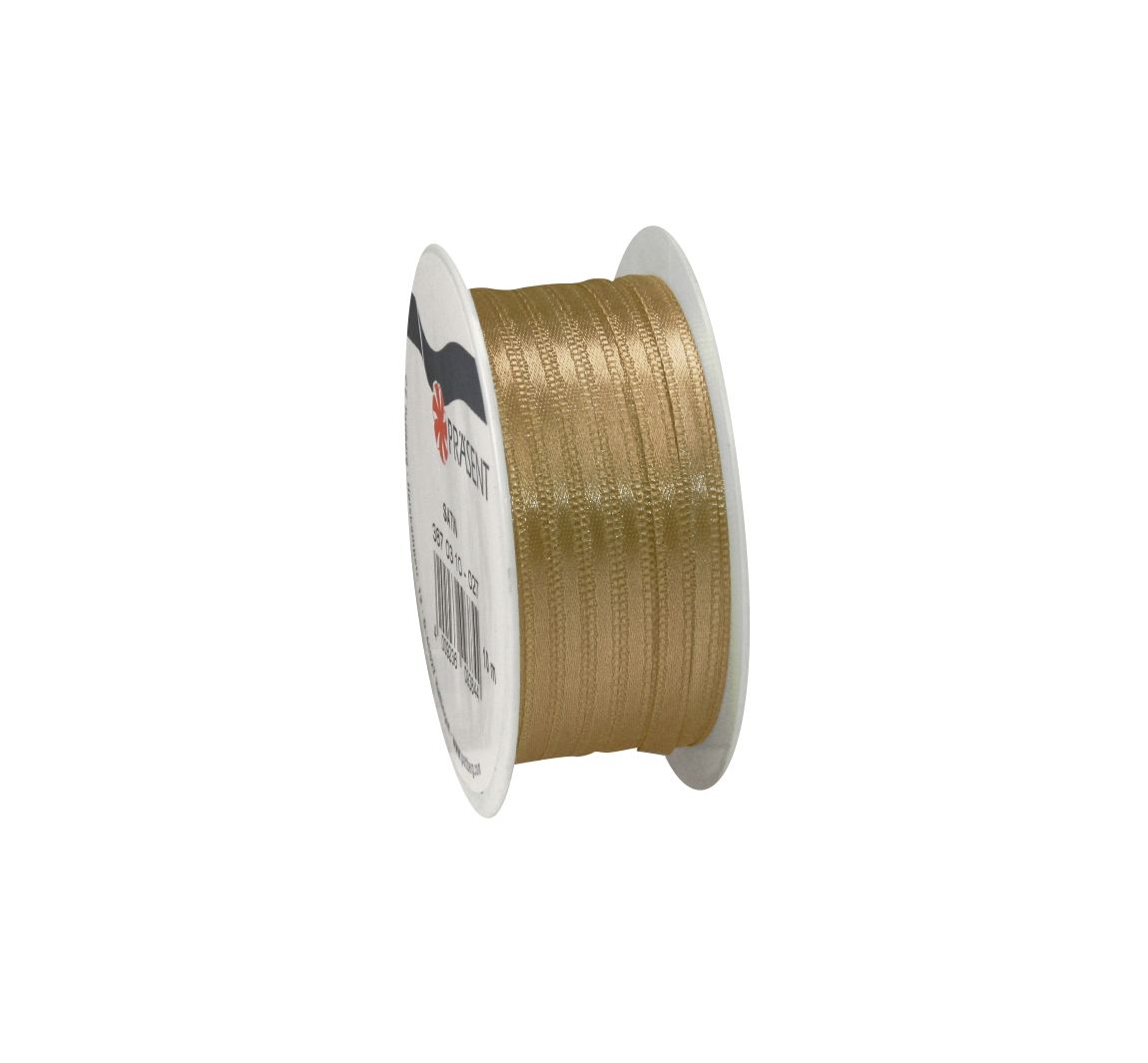Satijnen lint, 3 mm - Goud