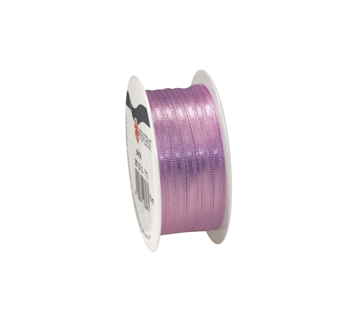 Satijnen lint, 3 mm - Lila