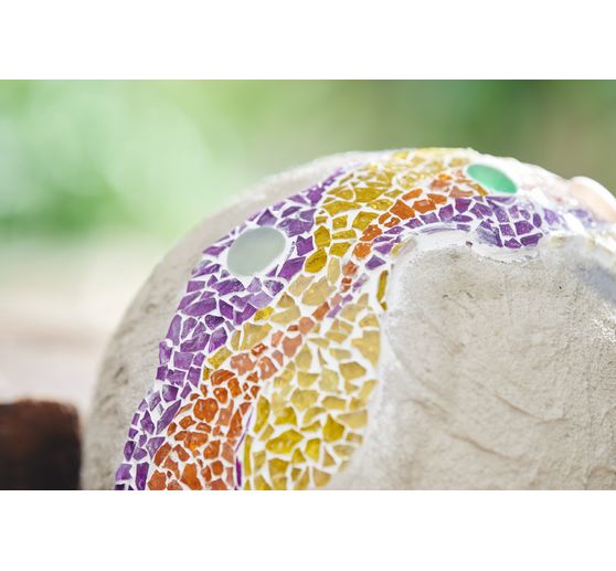 VBS Glass muggle stones "Colorful Opaque", 1 kg, Ø 1,8 cm