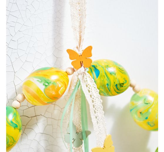 VBS Decorative egg "White", 10 pieces