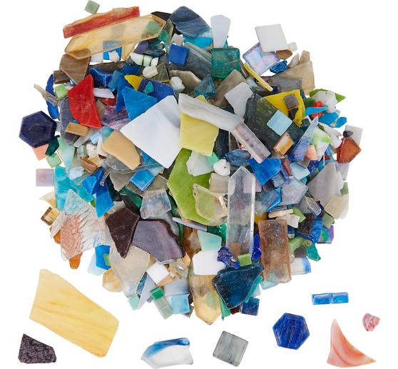 VBS Gebroken mozaïek "Maten en kleurenmix", 2 kg
