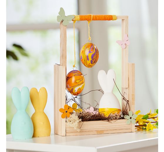 VBS Decorative egg "White", 10 pieces