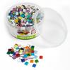 Soft glass-Mosaic stones, "Colourful mix", 500 g