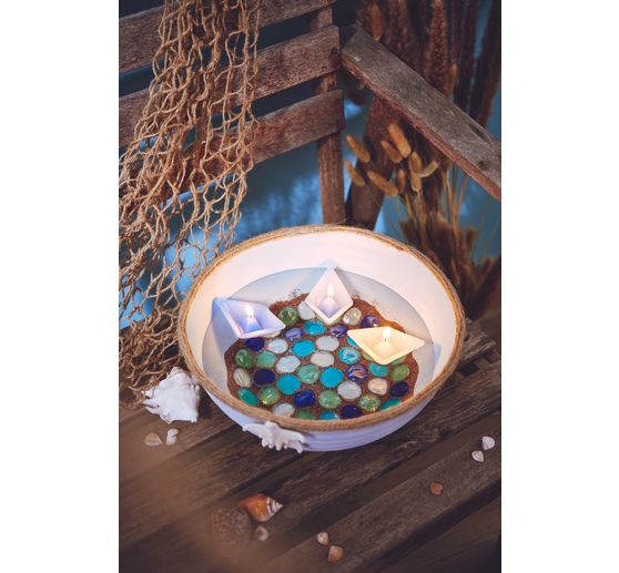 VBS Glass muggle Stones "Colorful", 1 kg
