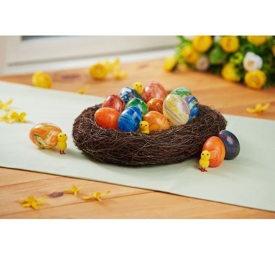 VBS Decorative egg "White", 10 pieces