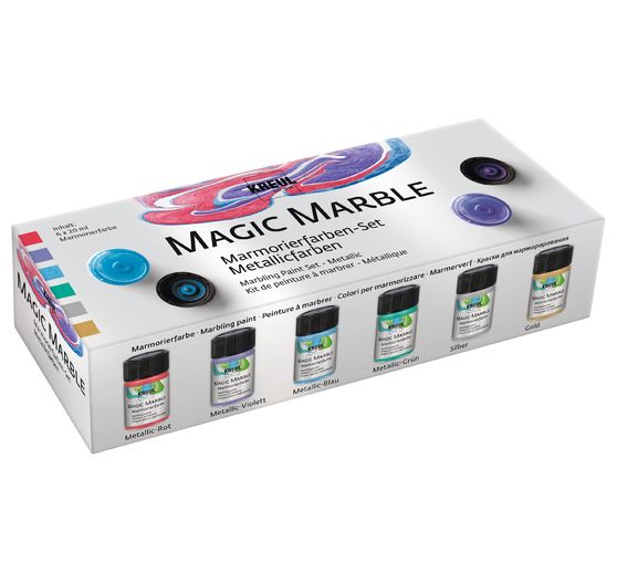 KREUL Magic Marble Set "Metallic" 