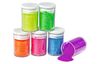 Glitter Set of 6 Neon
