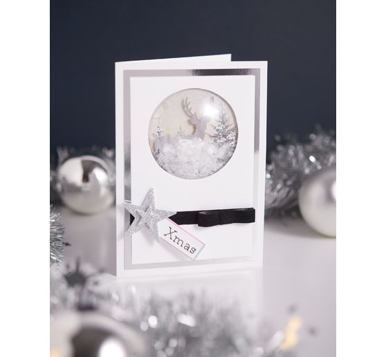 Mirror cardboard block Gold/Silver