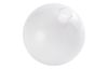 Plastic ball with socket, white