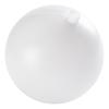 Plastic ball with socket, white