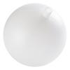 Plastic ball with socket, white