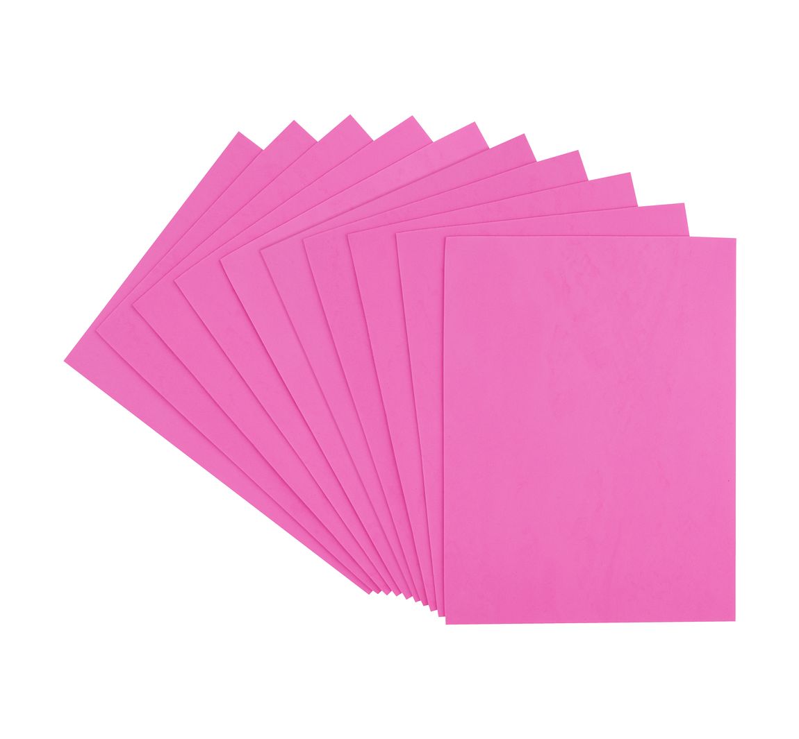 VBS Foam rubber, 2 mm, 10 stuks - Rose