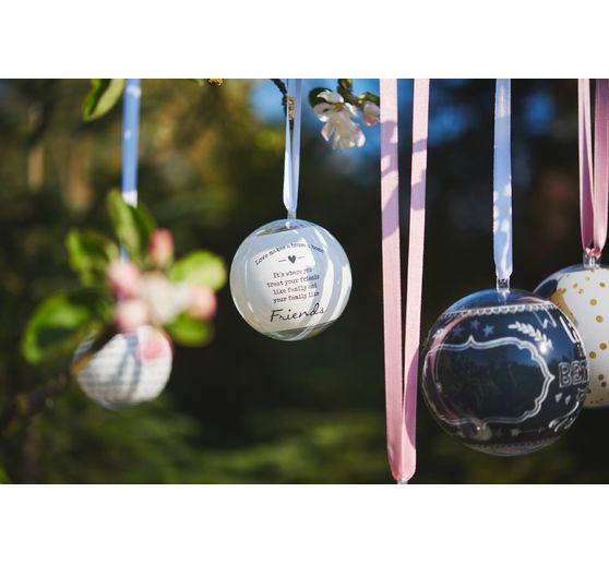 VBS Acrylic ball, Ø 8 cm, 6 pcs.