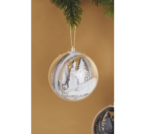 Wooden stick motif "Snowman