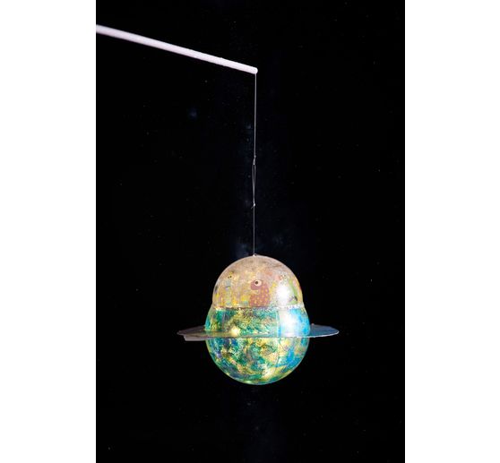 Acrylic ball with hole, Ø 14 cm