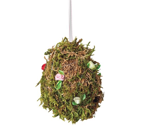 Plastic egg white, with socket, 8 x 6 cm