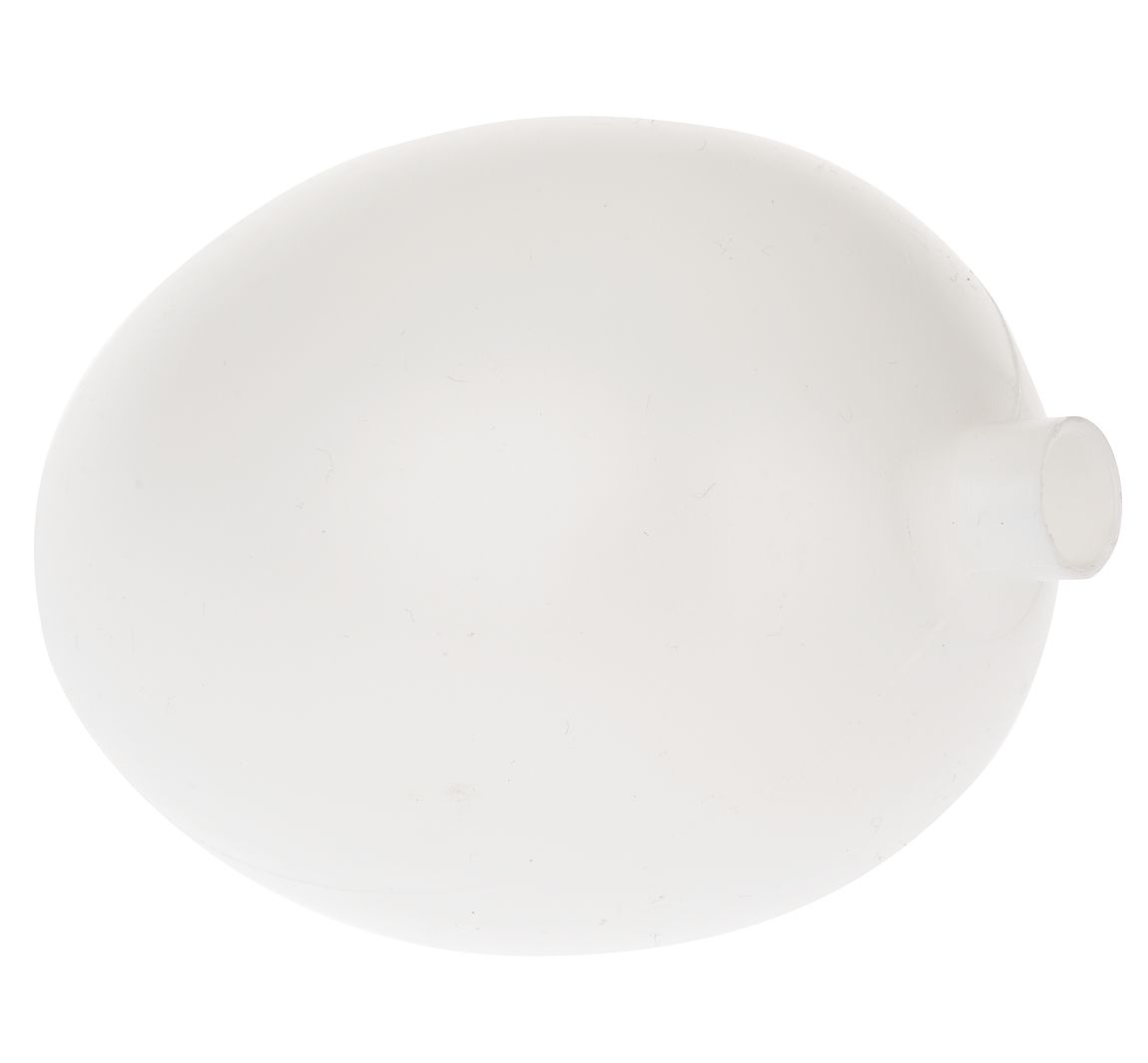 Plastic eiwit, met sokje, 8 x 6 cm