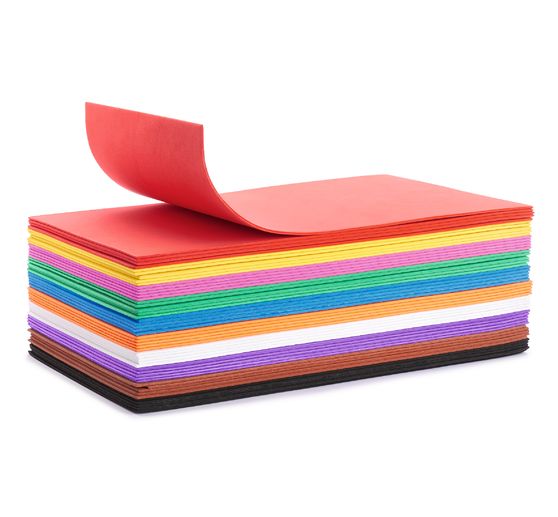 VBS Foam rubber "Megapack", 50 pieces, assorted colors