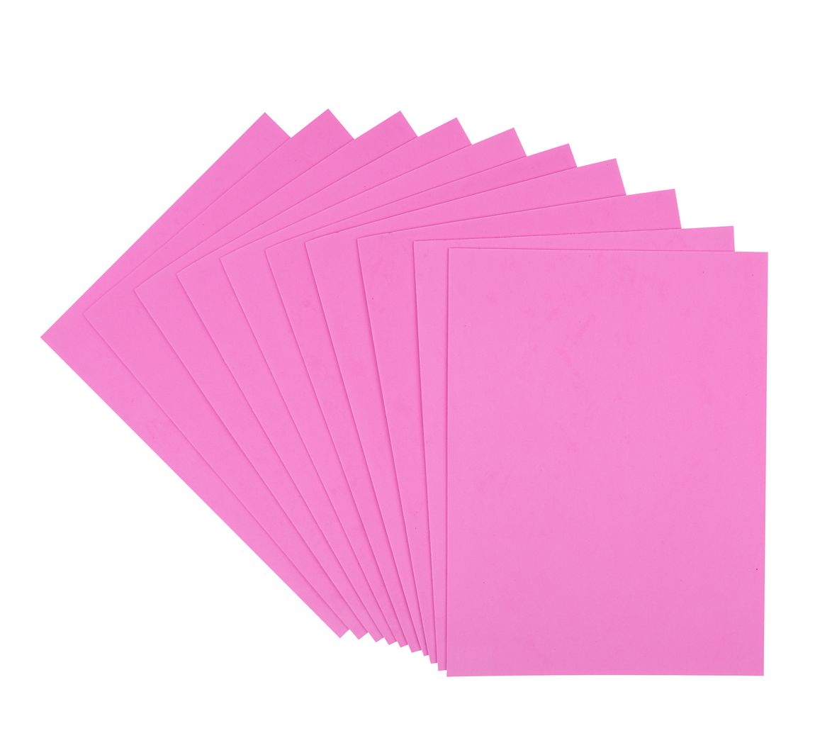 VBS Foam rubber, 2 mm, 10 stuks - Rozig