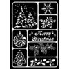 VBS Stencil, zelfklevend, DIN A5 Kerstmis