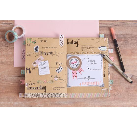 Bullet Journal Sjabloon "Banner"