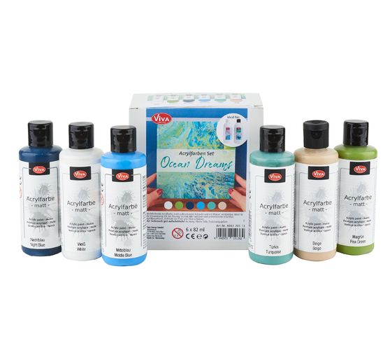 Viva Decor acrylic paint set "Ocean Dreams"