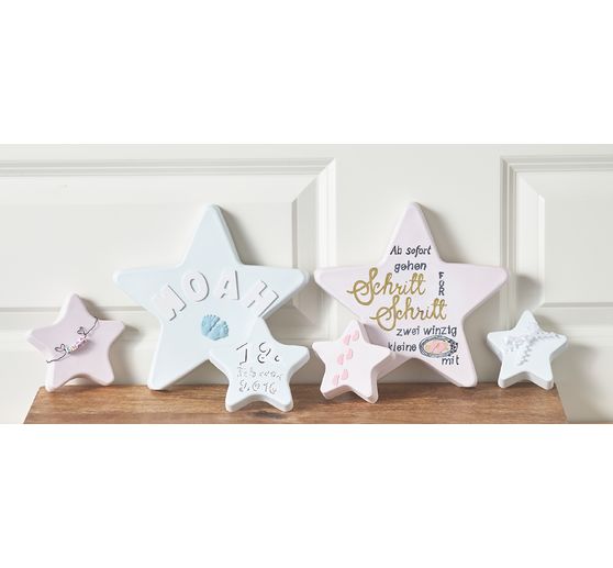VBS Wooden letter set "Assorted - White", 156 pieces