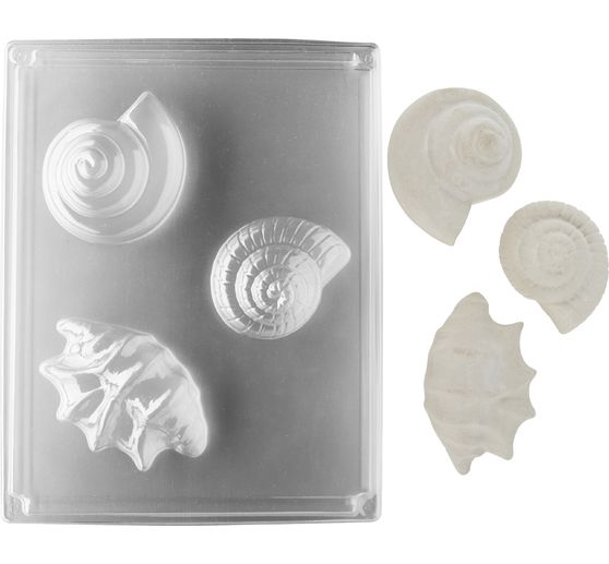 Casting mould"Sea shell- Trio"