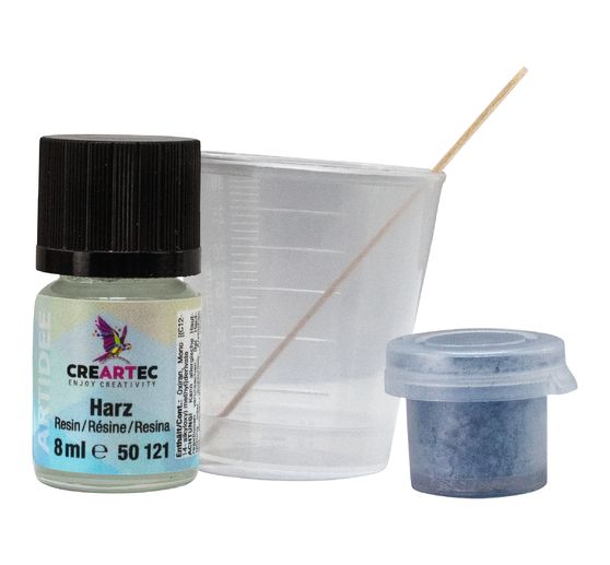 Resin tinting paint metallic