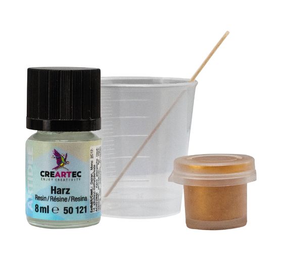 Resin tinting paint metallic