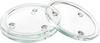 VBS Candles glass coaster, 3 pieces, &Oslash; 13 cm