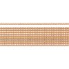 Decorating wax-pearl strips Rosegold-Glossy