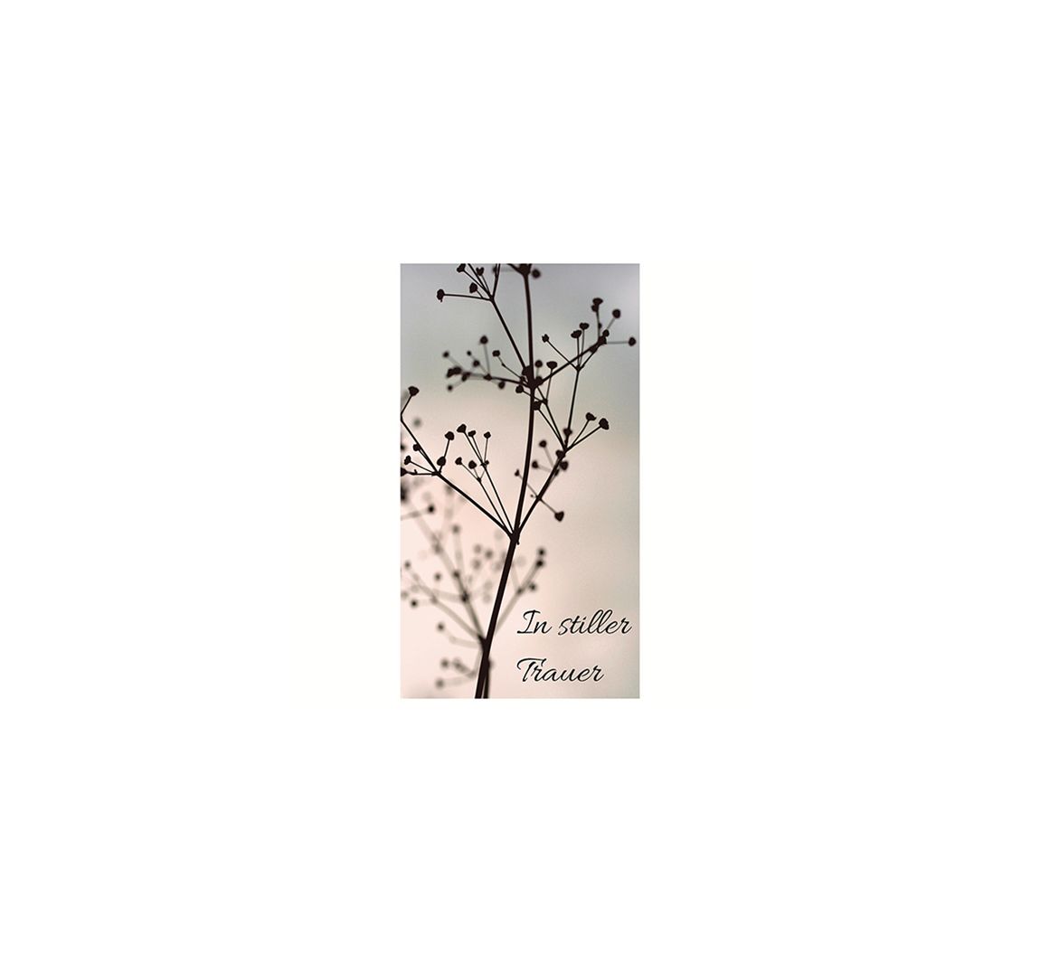 Wasmotief "In stille rouw 2"