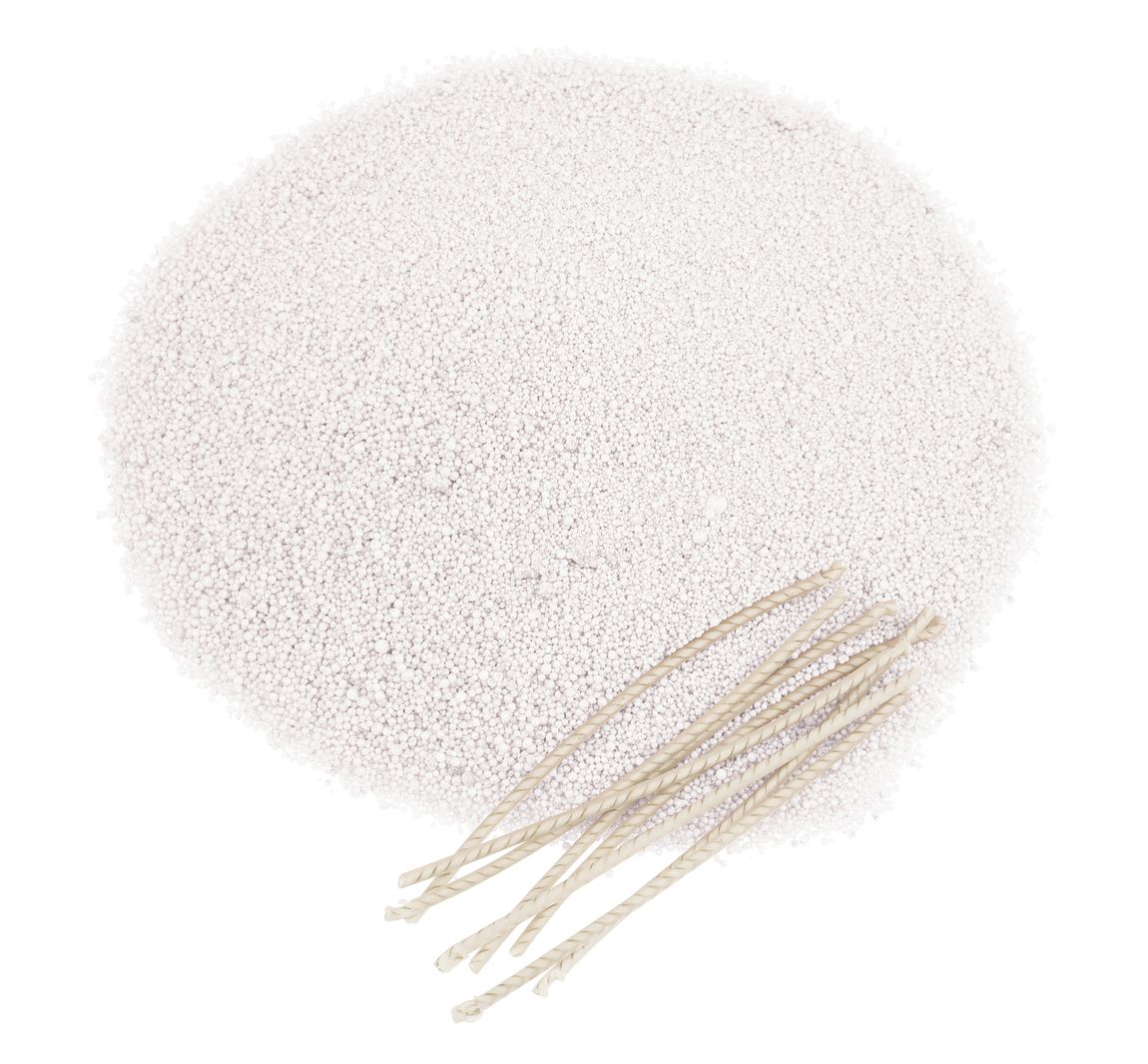 Kaarsenzand, 175 g - 8 lonten, Pastel-Wit