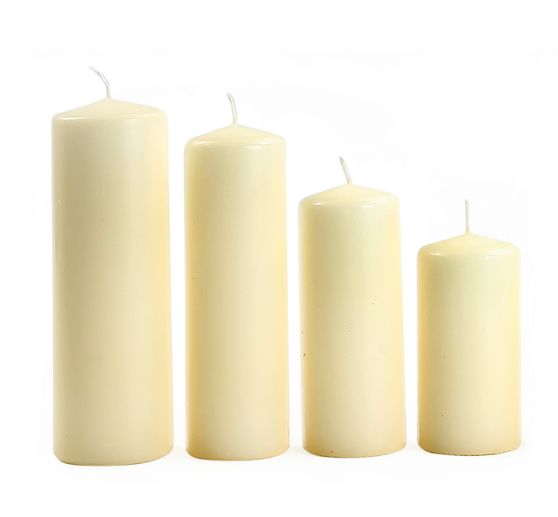 Pillar candle flat head 100/50mm