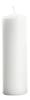 Pillar candle flat head 120/60mm
