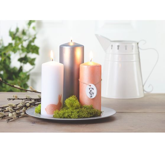 Pillar candle flat head 200/70mm
