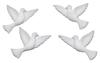 Wax motive pigeons, 40mm, 2 pairs