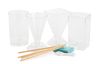 Candle casting molds, set of 4