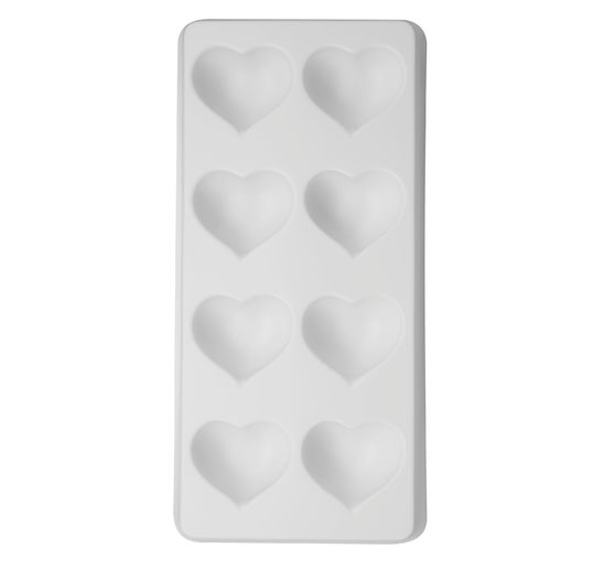 Casting mould "Hearts", 8 pcs.